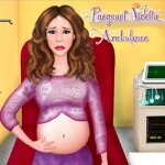 Беременная Виолетта в скорой